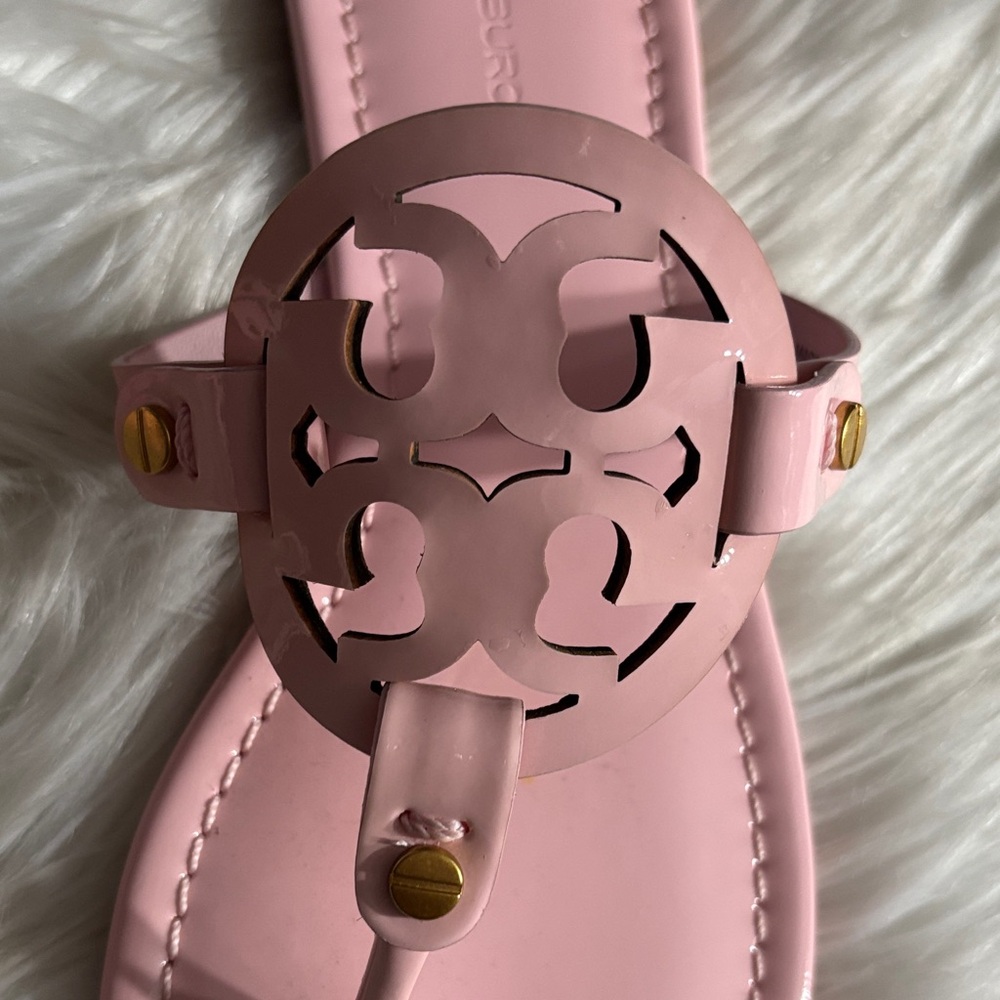 Tory Burch Pink Miller Sandals - Picture 5 of 6